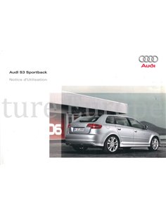 2008 AUDI S3 SPORTBACK OWNERS MANUAL FRENCH