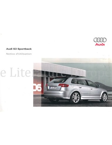 2008 AUDI S3 SPORTBACK OWNERS MANUAL FRENCH