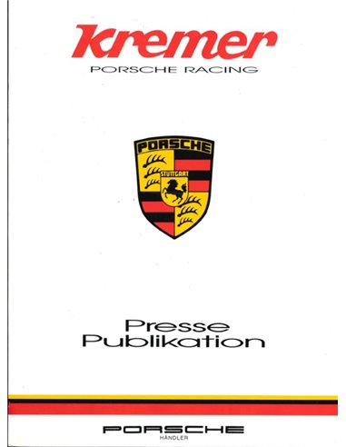 1990 PORSCHE KREMER RACING PERSMAP DUITS