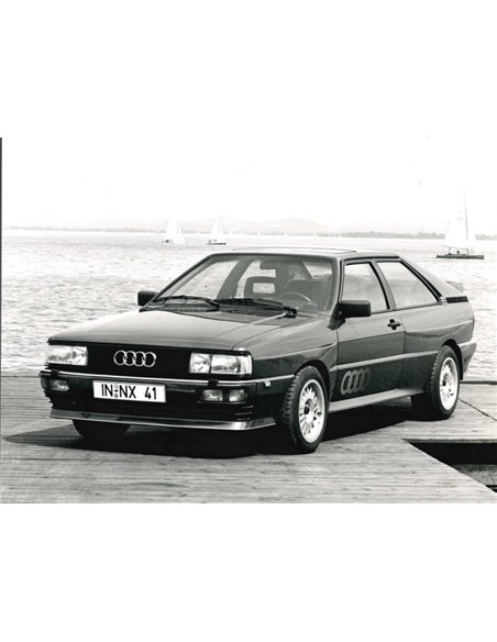 1987 AUDI QUATTRO PERSMAP DUITS
