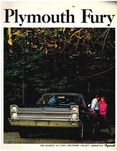 1965 PLYMOUTH FURY PROSPEKT ENGLISCH (US)