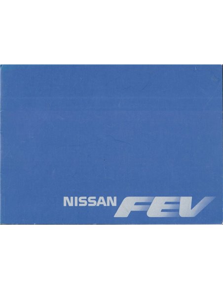 1991 NISSAN FEV BROCHURE ENGLISCH