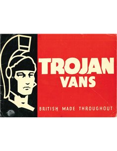 1953 TROJAN VANS PROGRAMMA BROCHURE ENGELS