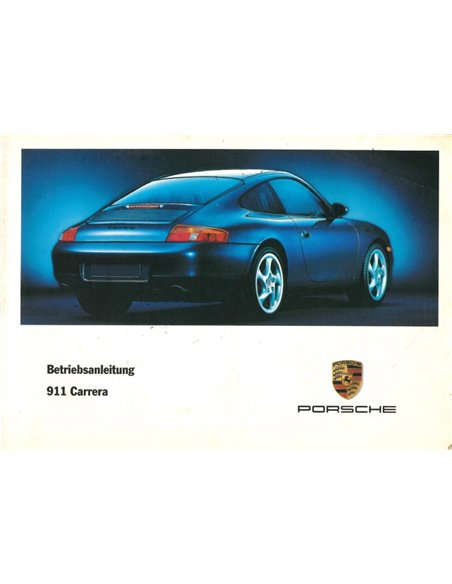 1999 PORSCHE 911 CARRERA OWNERS MANUAL GERMAN