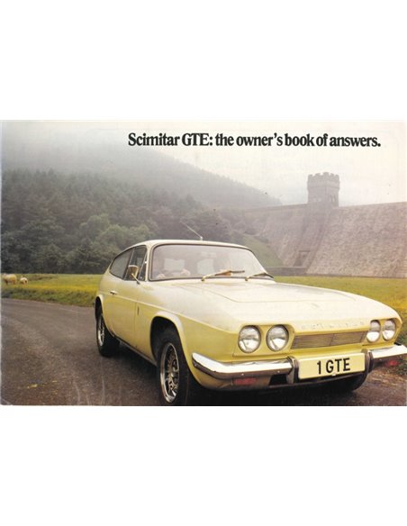 1973 SCIMITAR GTE PROSPEKT ENGLISCH