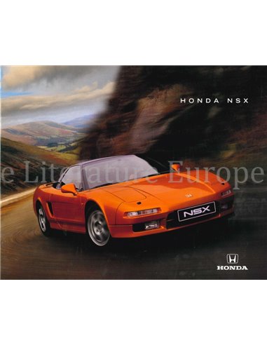 1997 HONDA NSX PROSPEKT ENGLISCH
