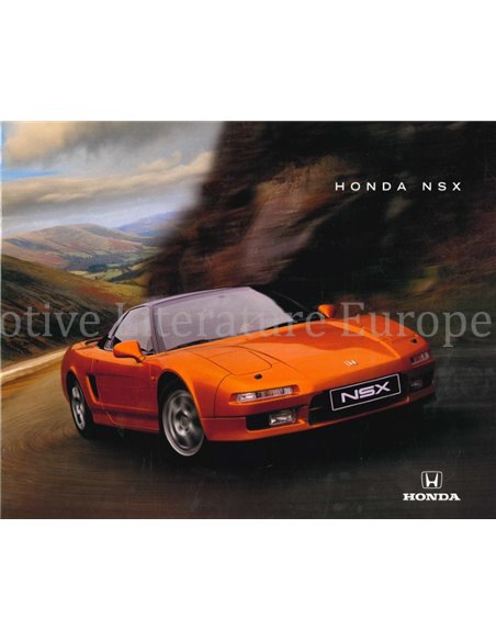 1997 HONDA NSX PROSPEKT ENGLISCH