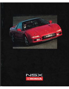 1990 HONDA NSX PERSBROCHURE ENGELS
