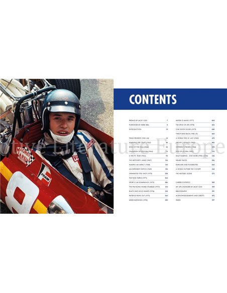 JACKY ICKX, HIS AUTHORISED COMPETITION HISTORY
