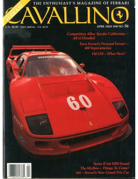 1990 FERRARI CAVALLINO MAGAZINE USA 56