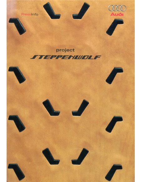 2001 AUDI PROJECT STEPPENWOLF PRESSEMAPPE DEUTSCH