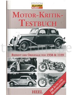 MOTOR - KRITIK - TESTBUCH  (REPRINT DER ORIGINALE VON 1938 & 1939)