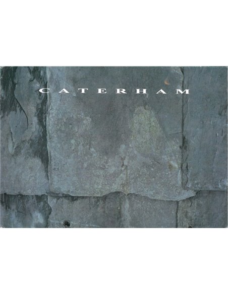 1994 CATERHAM PROGRAMM PRESSEMAPPE ENGLISCH