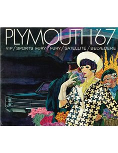 1967 PLYMOUTH PROGRAMM PROSPEKT NIEDERLÄNDISCH