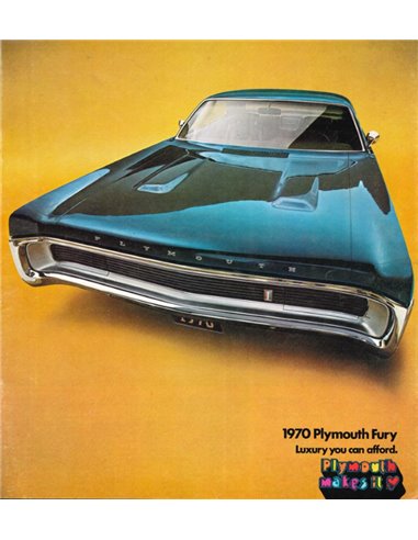 1970 PLYMOUTH FURY BROCHURE ENGLISH (US)