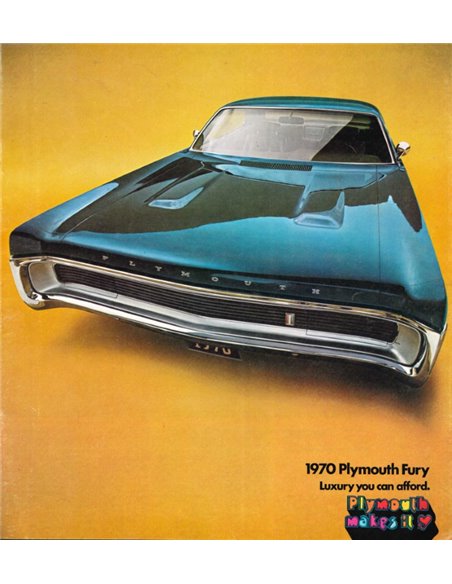 1970 PLYMOUTH FURY PROSPEKT ENGLISCH (USA)