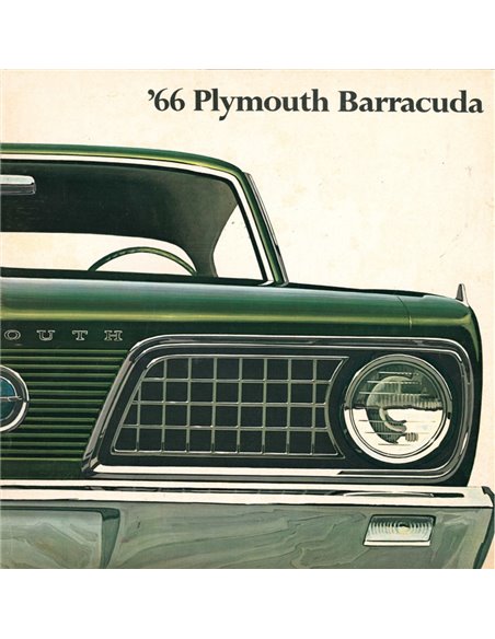 1966 PLYMOUTH BARRACUDA PROSPEKT ENGLISCH (USA)