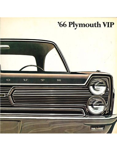 1966 PLYMOUTH VIP PROSPEKT ENGLISCH