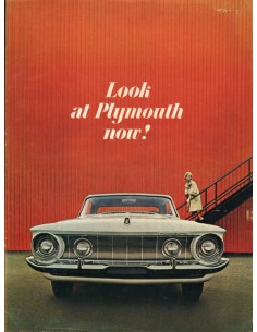 1962 PLYMOUTH PROGRAMMA BROCHURE ENGELS (USA)