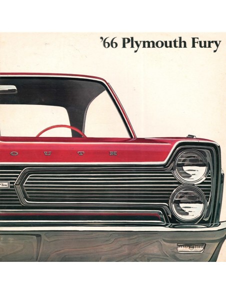 1966 PLYMOUTH FURY PROSPEKT ENGLISCH