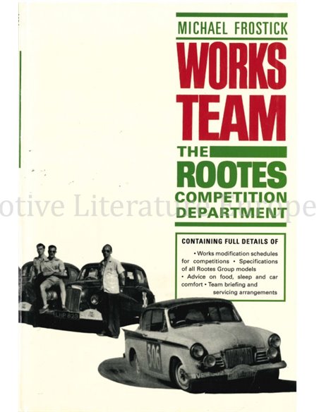 WORKS TEAM, THE ROOTES COMPETITION DEPARTMENT