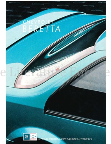 1991 CHEVROLET Beretta BROCHURE ENGELS