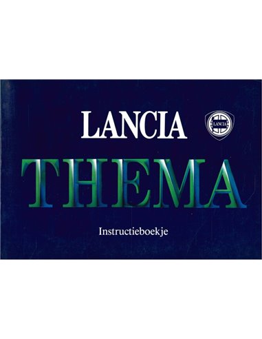 1986 LANCIA THEMA INSTRUCTIEBOEK NEDERLANDS