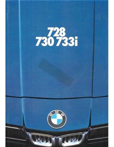 1978 BMW 7ER PROSPEKT DEUTSCH
