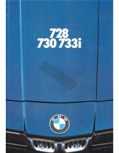 1978 BMW 7 SERIE BROCHURE DUITS