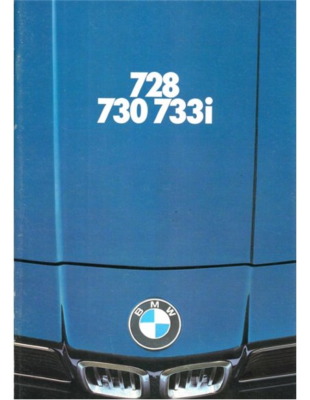 1978 BMW 7 SERIE BROCHURE NEDERLANDS