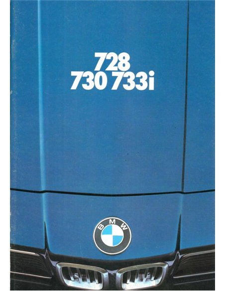 1978 BMW 7 SERIES BROCHURE DUTCH
