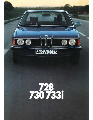 1977 BMW 7 SERIE BROCHURE NEDERLANDS