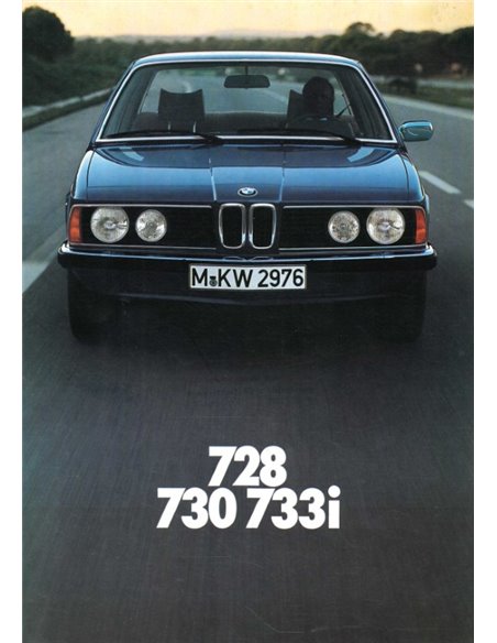 1977 BMW 7ER PROSPEKT NIEDERLÄNDISCH