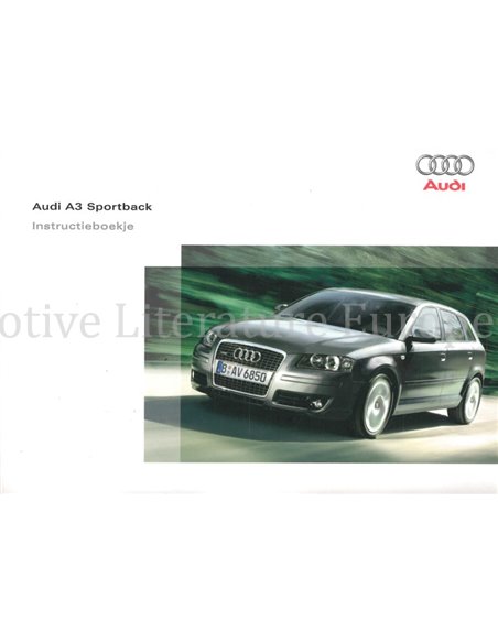 2004 AUDI A3 SPORTBACK OWNERS MANUAL DUTCH