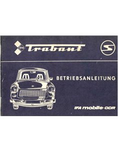 1987 TRABANT 601 BETRIEBSANLEITUNG DEUTSCH
