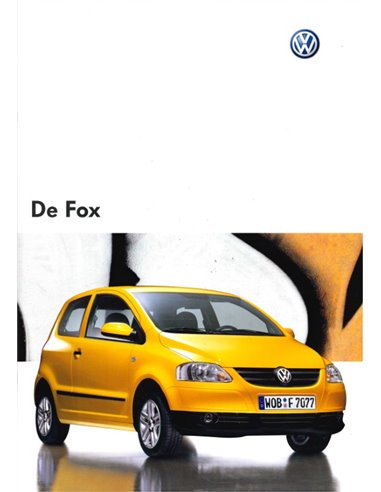 2005 VOLKSWAGEN FOX BROCHURE DUTCH