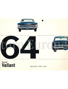 1964 PLYMOUTH VALIANT BROCHURE DUTCH