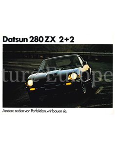 1982 DATSUN 280ZX 2+2 BROCHURE GERMAN