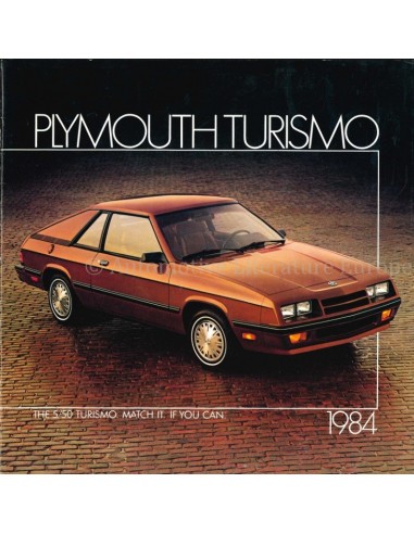 1984 PLYMOUTH TURISMO BROCHURE ENGELS