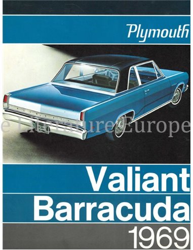 1969 PLYMOUTH BARRACUDA PROSPEKT NIEDERLÄNDISCH