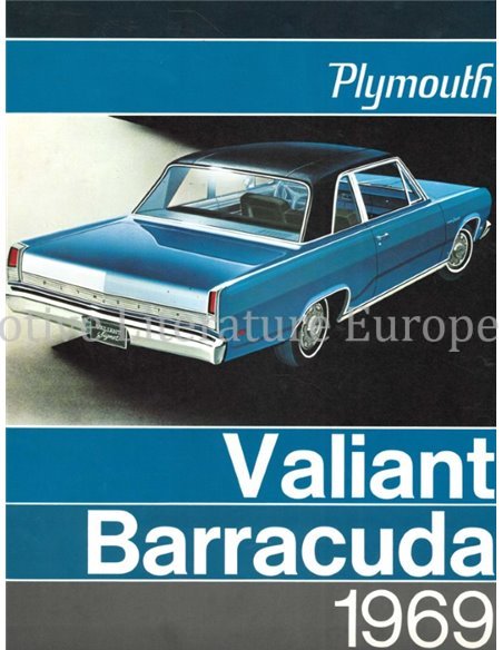 1969 PLYMOUTH BARRACUDA PROSPEKT NIEDERLÄNDISCH