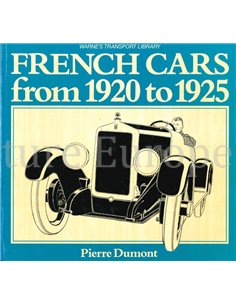FRENCH CARS FROM 1920 TO 1925
