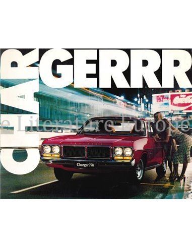 1971 CHRYSLER CHARGER BROCHURE ENGLISH (AU)