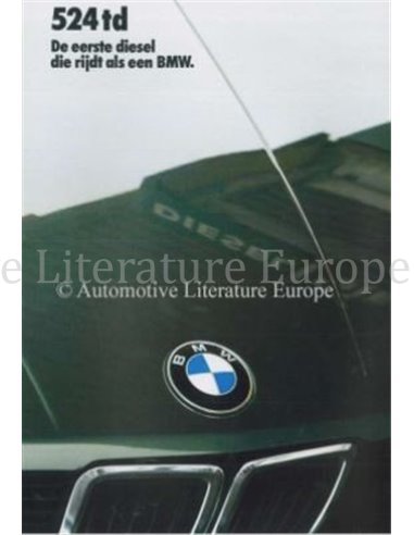 1984 BMW 5 SERIES BROCHURE DUTCH