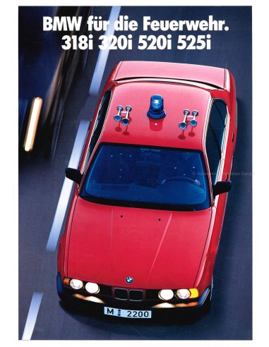 1988 BMW 5ER PROSPEKT NIEDERLÄNDISCH
