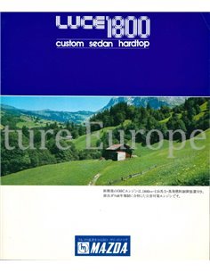 1973 MAZDA LUCE 1800 BROCHURE JAPANS