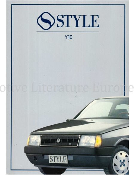 1989 LANCIA Y10 STYLE PROSPEKT ITALIENISCH