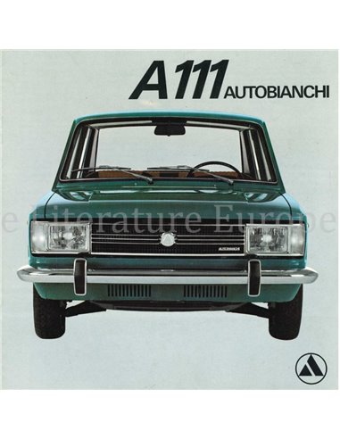 1970 AUTOBIANCHI A111 BROCHURE DUTCH