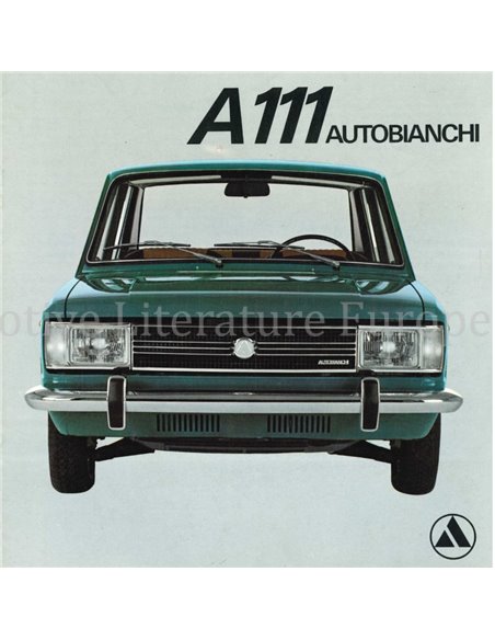 1970 AUTOBIANCHI A111 BROCHURE NEDERLANDS