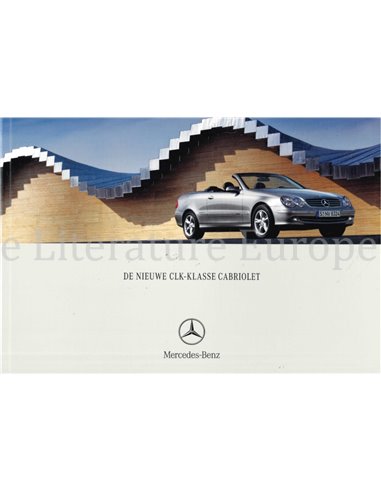 2003 MERCEDES BENZ CLK CABRIOLET PROSPEKT NIEDERLÄNDISCH